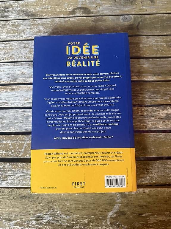 Libri: Votre idée va devenir réalité – Usato da Onex venduto da Kludi_ 1