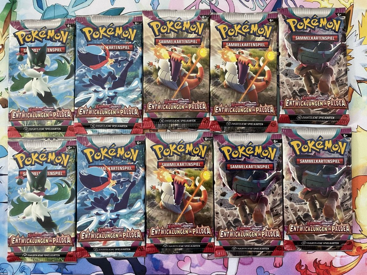 Pokémon Carte collezionabili: Pokemon Paldea Evolved Booster DE 10x – Nuovo e nell'imballaggio originale da Wallisellen venduto da ale_v9vd 1