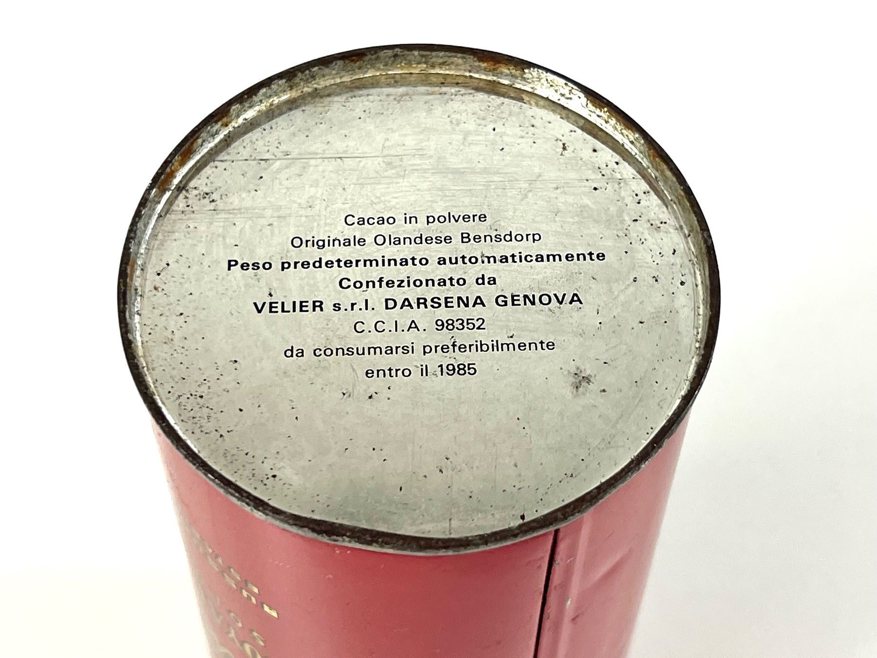 Dosen: Blechdose BENSDORP CACAO, Genua 1985 – Gebraucht aus Zürich von Arche_Brockenhaus 7