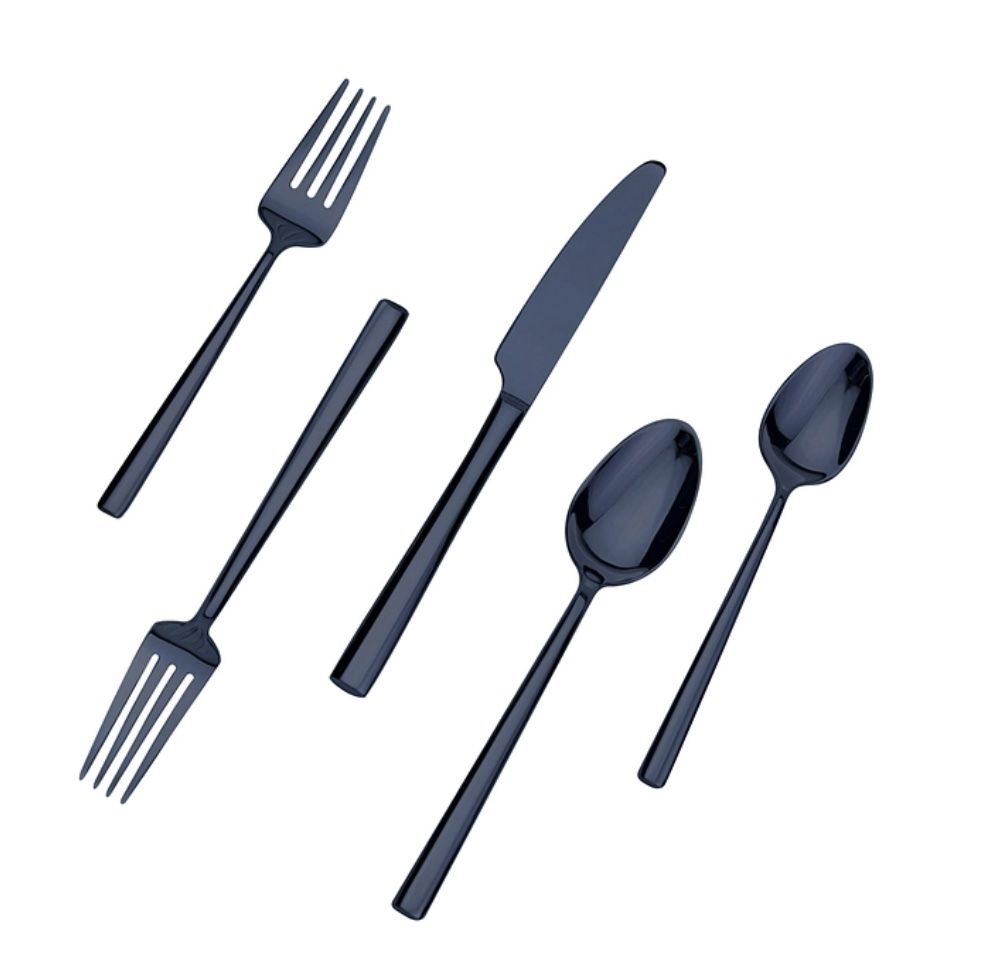 Set di posate: Besteck-Set GINY 30-teilig schwarz – Nuovo (secondo la descrizione) da Zürich venduto da mat_98nt