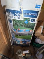 Bestway Power Steel Pool 404x201x100m mit Sandpumpe + Leiter