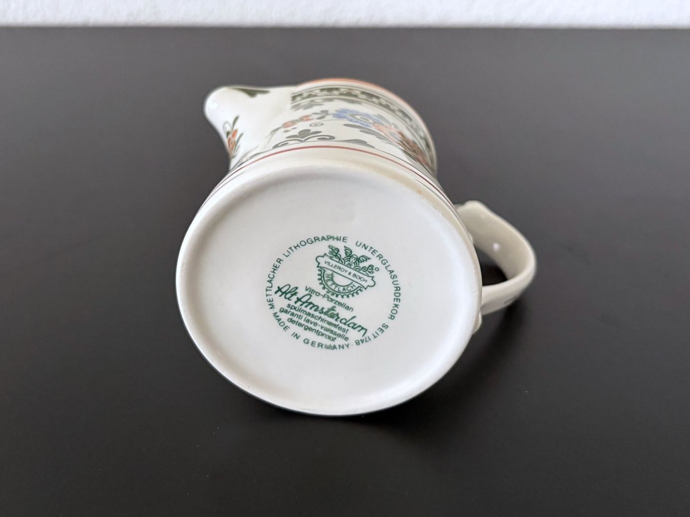 Villeroy & Boch Karaffen: Villeroy & Boch Milchkännchen Alt Amsterdam – Gebraucht aus Birr von Jamonline 4