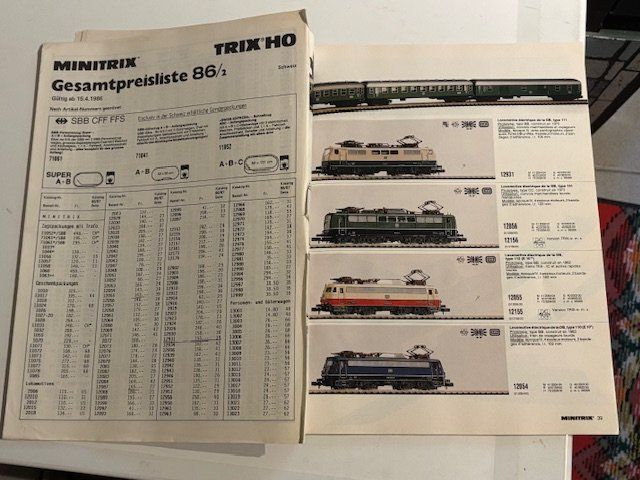 Märklin Documents: 5 CATALOGUES MÄRKLIN, FLEICHMANN ET MINITRIX – D'occasion à Grand-Lancy par Kimplay 7