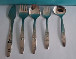 Kinderbesteck Set Rostfrei, Vintage Design, 5 te...
