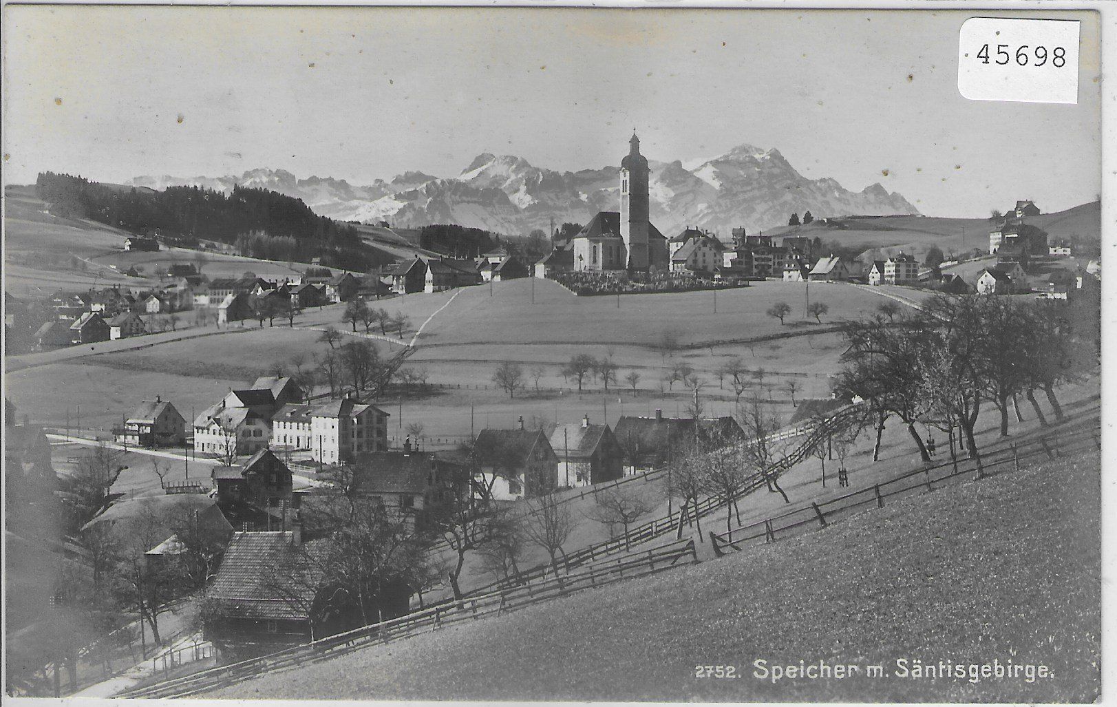 Cartoline postali: Speicher mit Säntisgebirge – Usato da Ettingen venduto da Kartenplanet