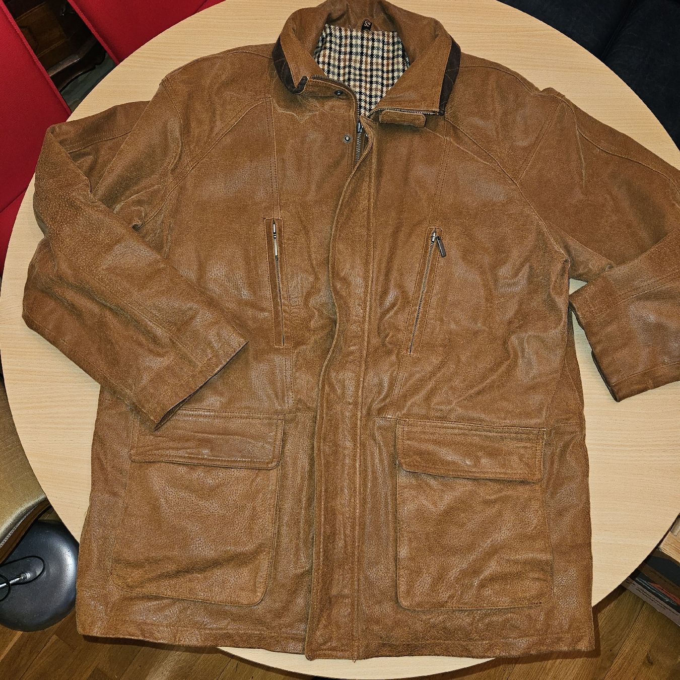 Jacken: Herren Lederjacke braun Gr. 52 Mann's – Gebraucht aus Kriens von gra_fhn7 2