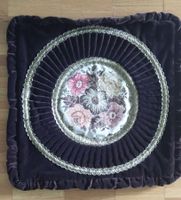 Kissenüberzug aus Brokat  und Samt - 40 cm x 40 cm -