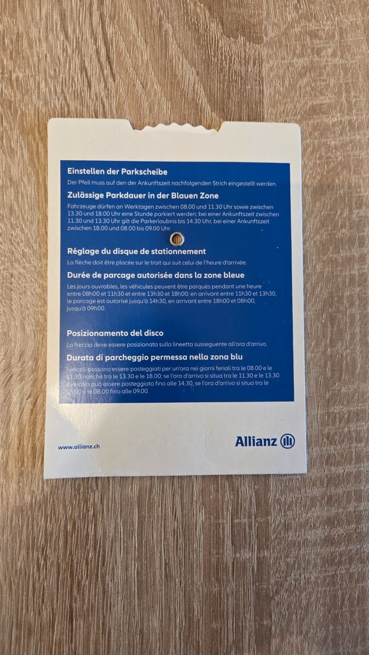 Alle Werkzeuge: EU-Parkscheibe mit Eis-Kratzer, Frühlings-Schnäppchen ❄️🚗 – Gebraucht aus Adlikon b.Regensdf von ChriZ86 1