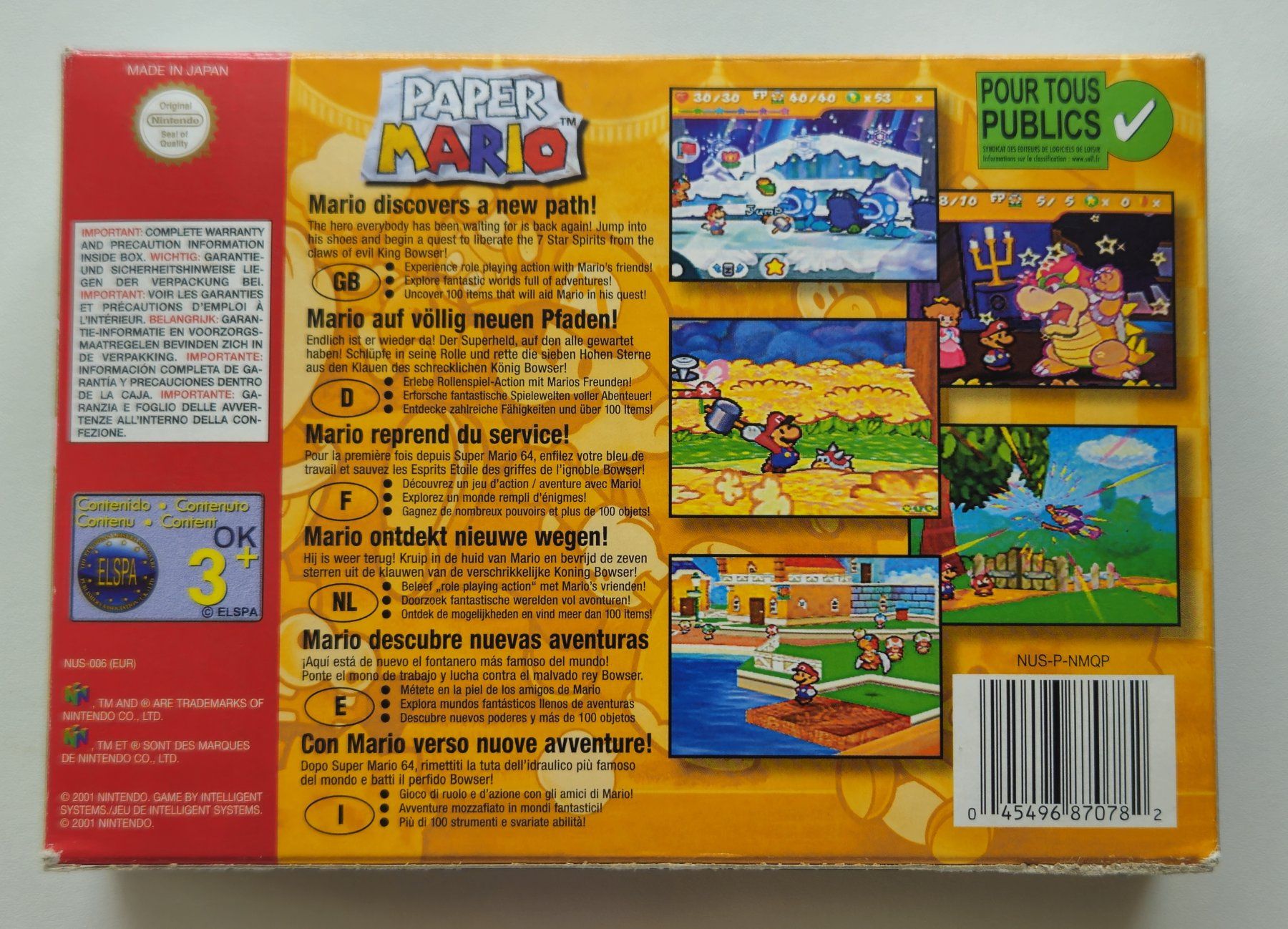 Nintendo Giochi: Paper Mario 64 – Usato da Autigny venduto da zel_gvl5 6