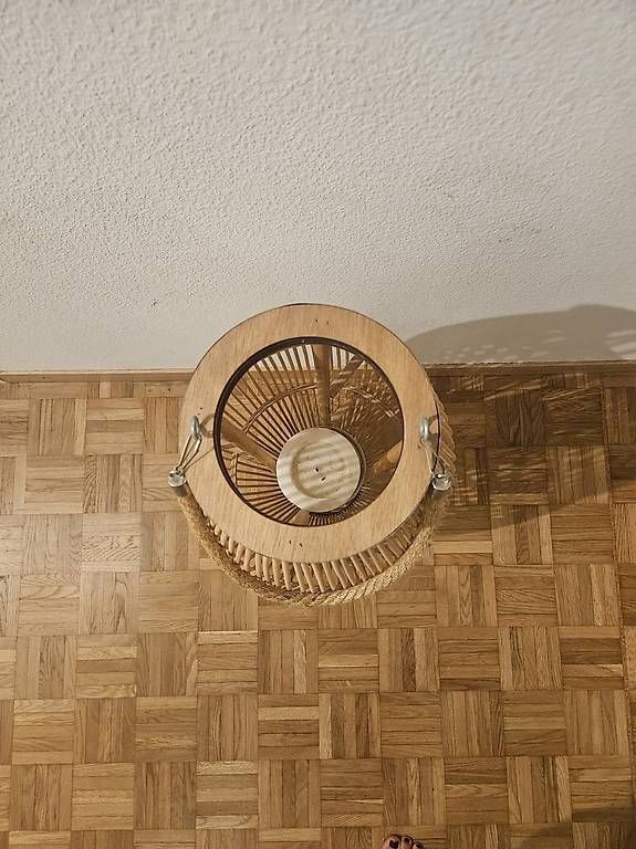 Musikinstrumente: Grosse Lampe aus Bambus mit Kerzenlicht – Gebraucht aus Zürich von Garfield102 1