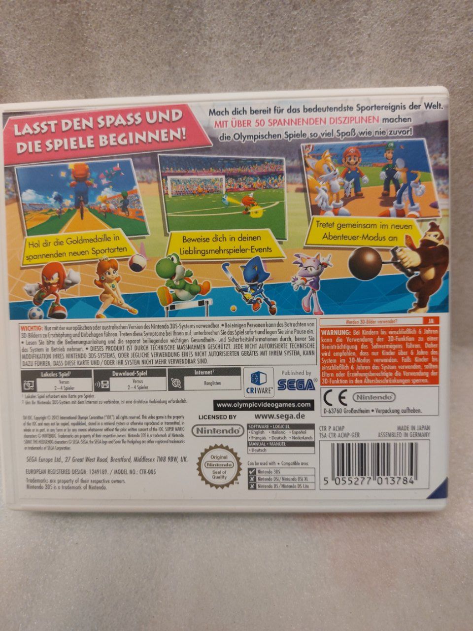 Nintendo Spiele: Mario & Sonic Londra 2012 - 3DS – Gebraucht aus Pambio Noranco von Pol69 2