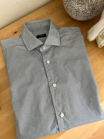 Hemd Barba Napoli, Grösse 41/16 (L), 100% Baumwolle