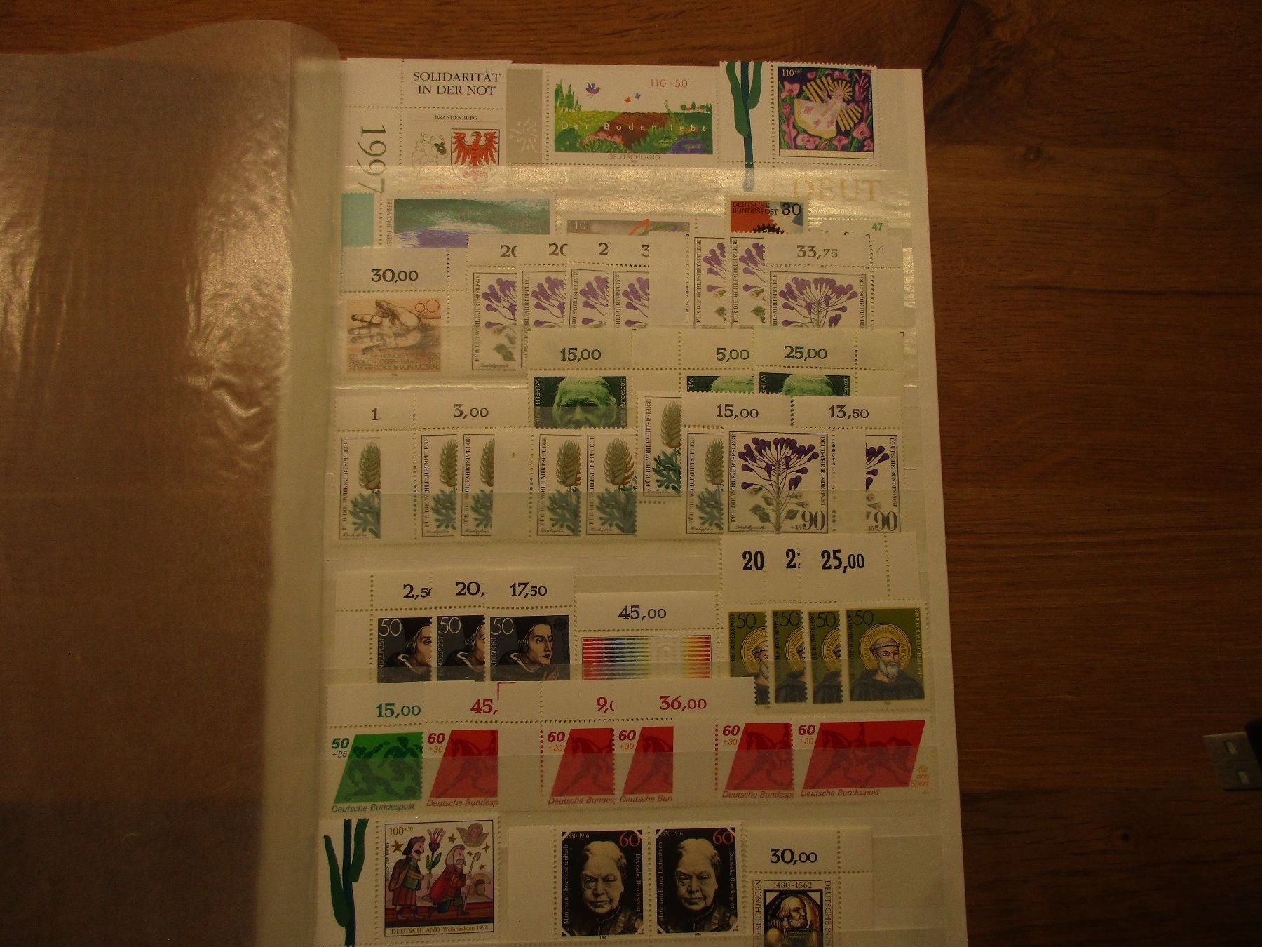 Tous les timbres: ca. 600 Stück Sondermarken BRD postfrisch – Neuf (Voir description) à Niederwil AG par Cembalo 7