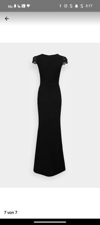 Elegant Black Evening Dress Size M New