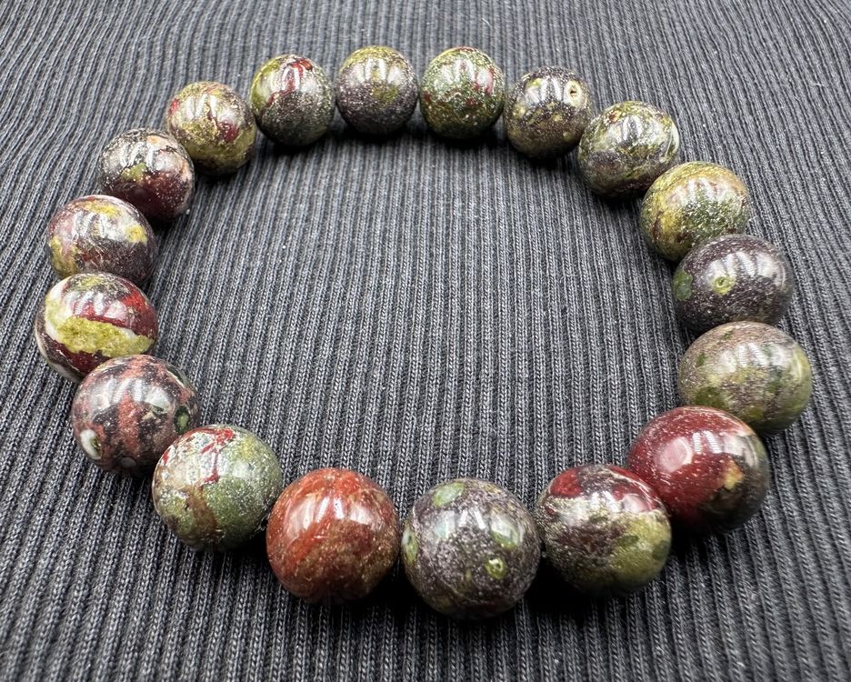 JENCVNL Naturstein Armband Damen - 4mm Edelstein Stretch Armband Mit 18K Gold Perlen