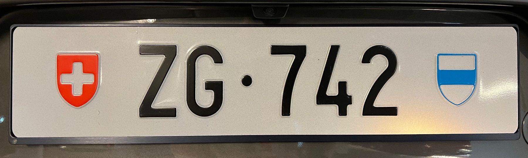 Schilder: Kontrollschild ZG 742 – Gebraucht aus Oberägeri von Xxavior