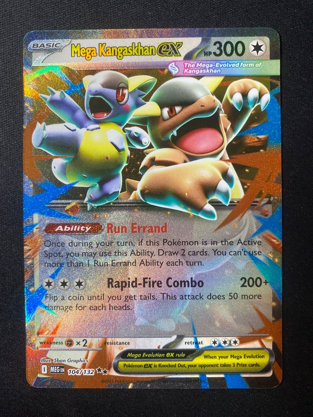 Pokémon Carte collezionabili: Mega Kangaskhan ex 104 - Kangama ex - Mega Evolution - EN – Nuovo (secondo la descrizione) da Hausen AG venduto da Shrade