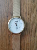 Cluse Uhr Damen Goldfarben Marmor Zifferblatt Meshband ne...