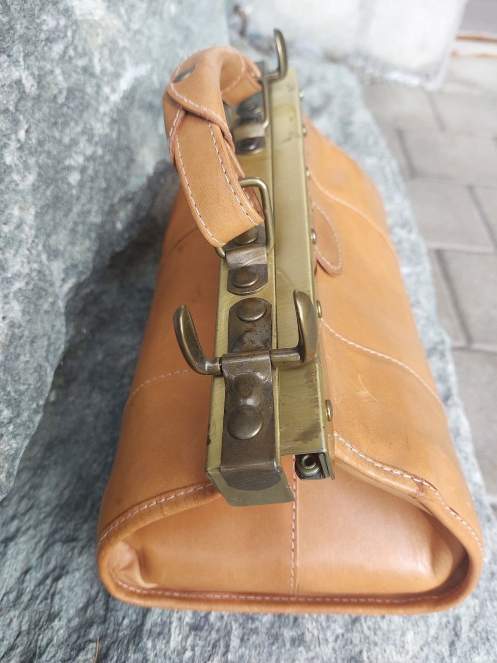 Taschen für Damen: DAMEN HANDTASCHE UNIKAT ECHT LEDER  !!!! – Neu und originalverpackt aus Summaprada von nora014 3