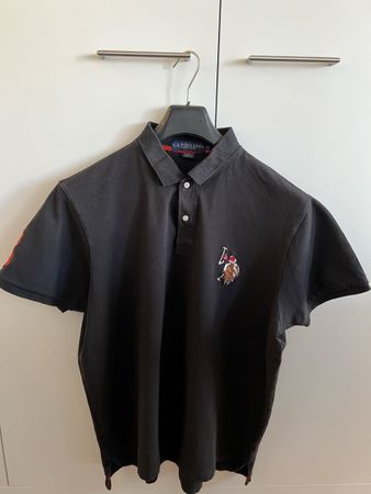 US Polo Asssn. Herren Polo Shirt, Schwarz, Gr. XXL