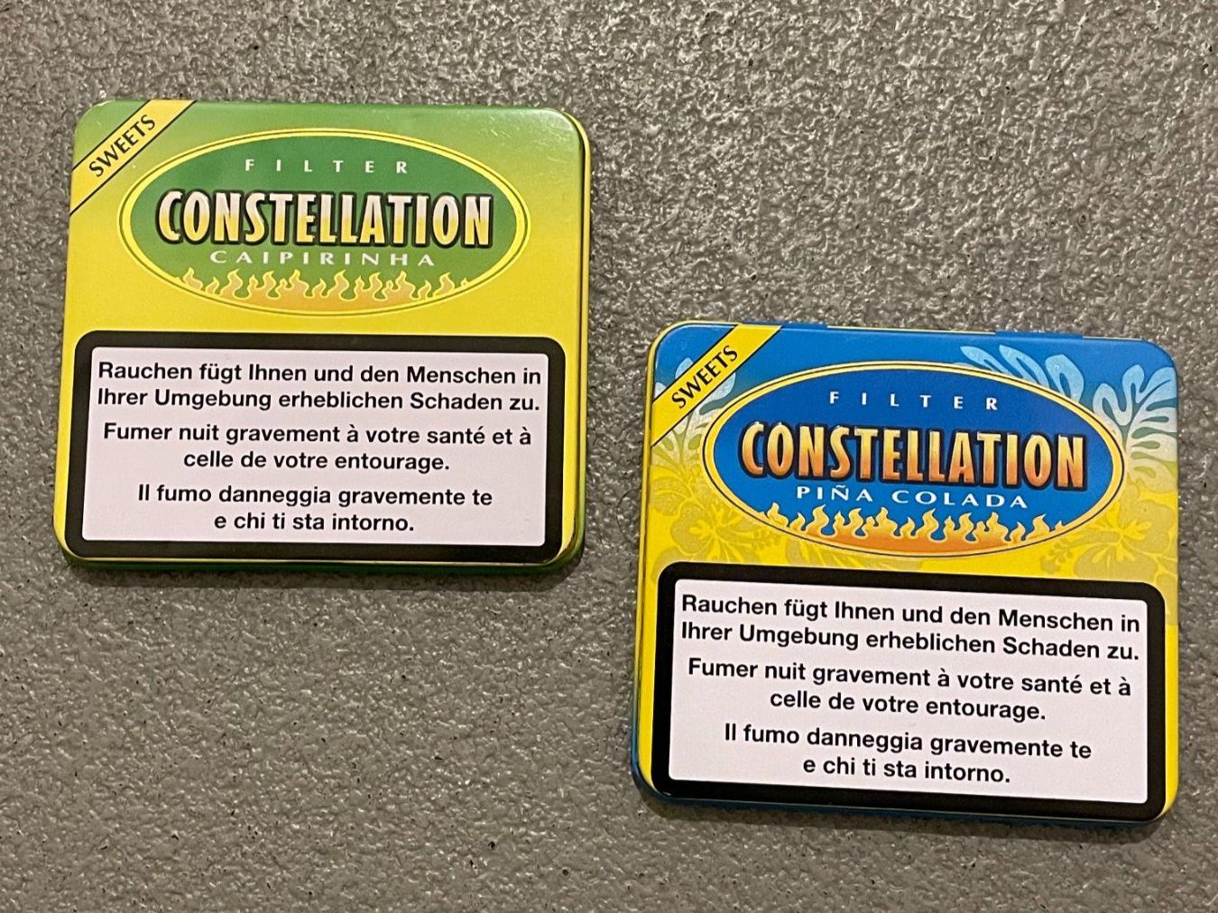 Tutte le decorazioni: 2 Constellation Dosen, leer, ca. 8x8cm, – Usato da Zug venduto da Cry71 3