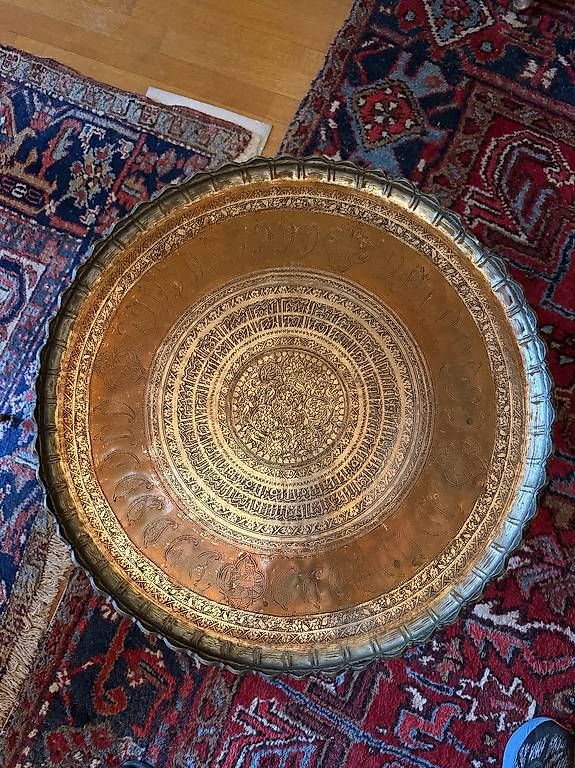 Tavoli: Orientalischer Messing-Tee-Tisch / Salontisch – Usato da Basel venduto da Avalanche4418 2