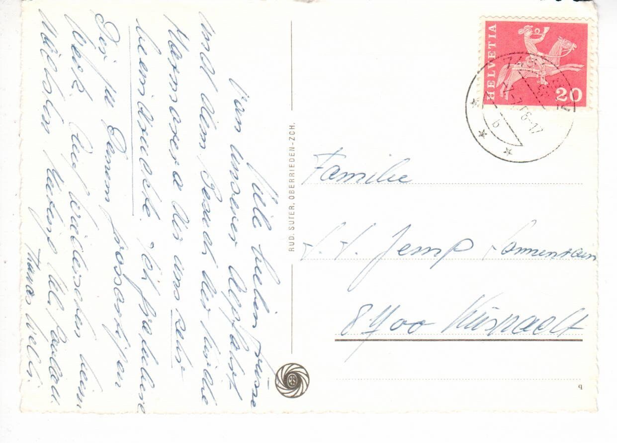 Cartoline postali: Bivio am Julierpass – Usato da Wolhusen venduto da Curver9 1