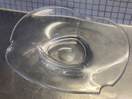 Selten Peill & Putzler Schale Odeon Bleikristall Handarbeit