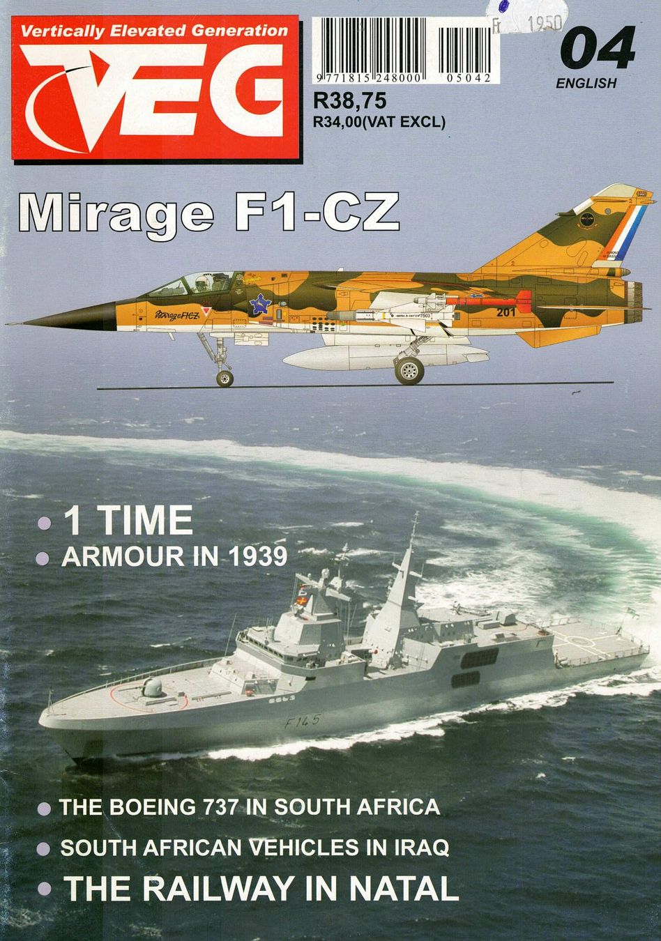 Libri: VEG 04 - Mirage F1-CZ – Usato da Basel venduto da Dogana
