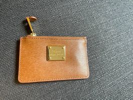 Portatessere in pelle marrone marca Ralph Lauren - Nuovo