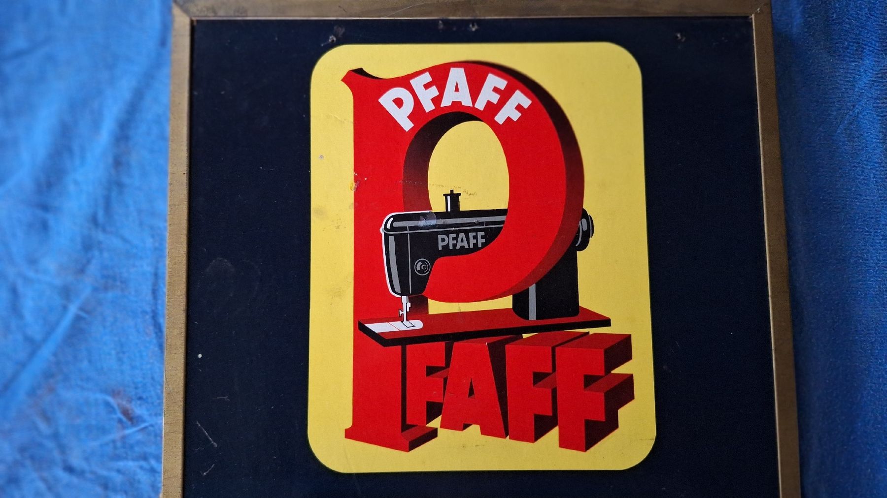 Pfaff Insegne: Pfaff Werbeschild/Blechschild – Usato da Hütten venduto da 7375 2