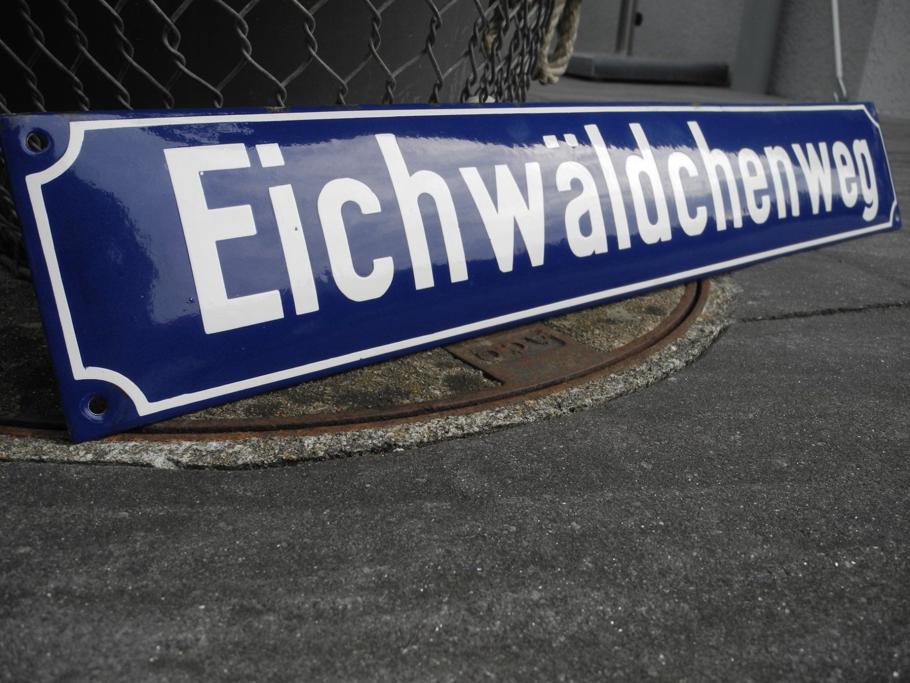 Schilder: EMAILLESCHILD/EICHWÄLDCHENWEG – Gebraucht aus Reinach AG von Huckleberrysix 5
