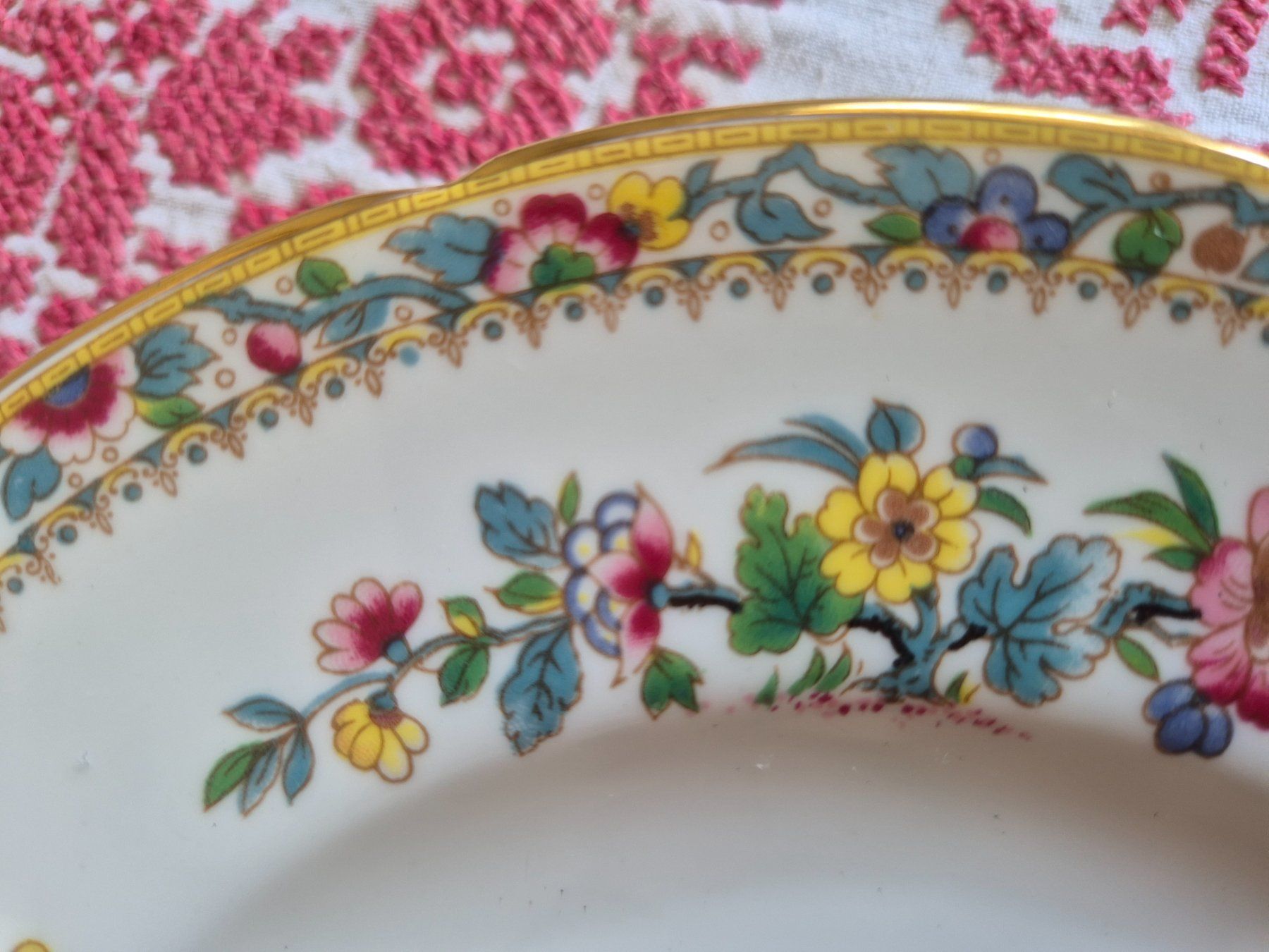 Teller: 6 Dessertteller Ming Rose, Bone China, Top, Rar – Gebraucht aus Bern von aronari 6