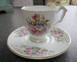 Sammel Tasse Blumendecor, Hammersley England