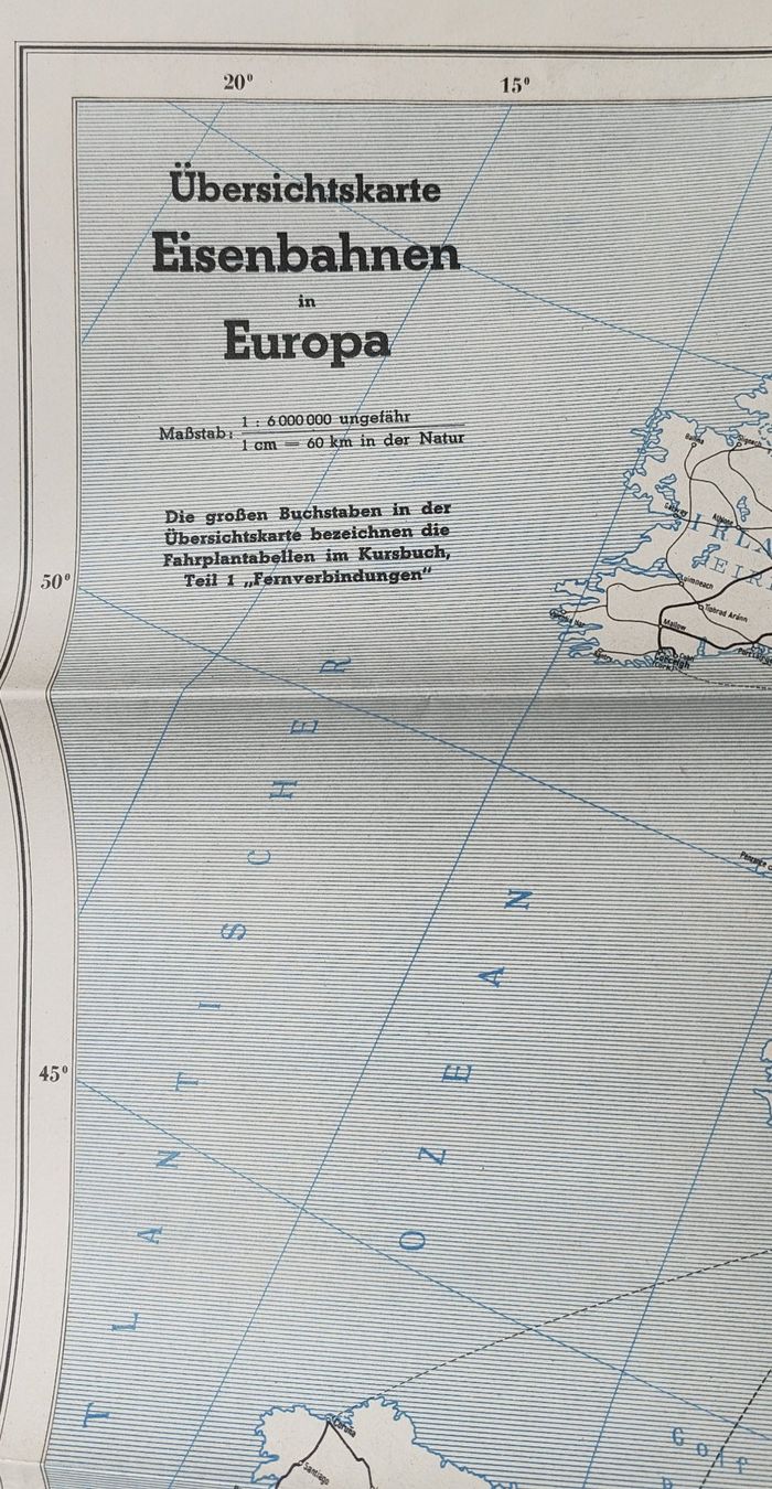 Documenti: Originale Karte DB - Deutsche Bahn, Kursbuch 1958 – Nuovo (secondo la descrizione) da Biberist venduto da Slick 6