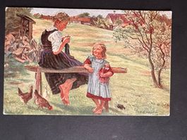 Postkarte Idyll aus Bayern 1918  (P183)