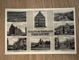 Antike Ansichtskarte: Hameln mit Rattenfängerhaus 20er/30er 