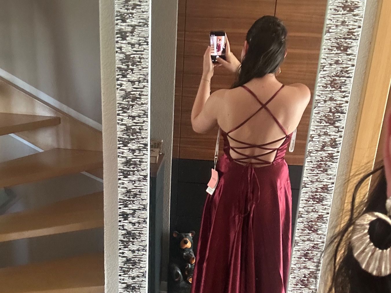 JJ’s House Vestiti: Abendkleid rot, Grösse 38 – Nuovo (secondo la descrizione) da Belp venduto da alaska2006 1