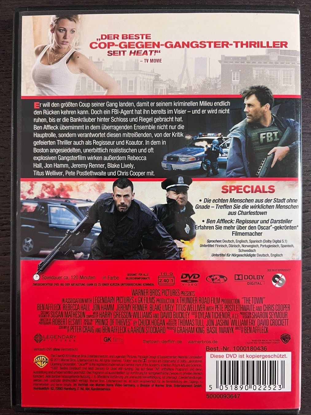Tutti i DVDs: The Town – Usato da Zürich venduto da FilmFreunde 1