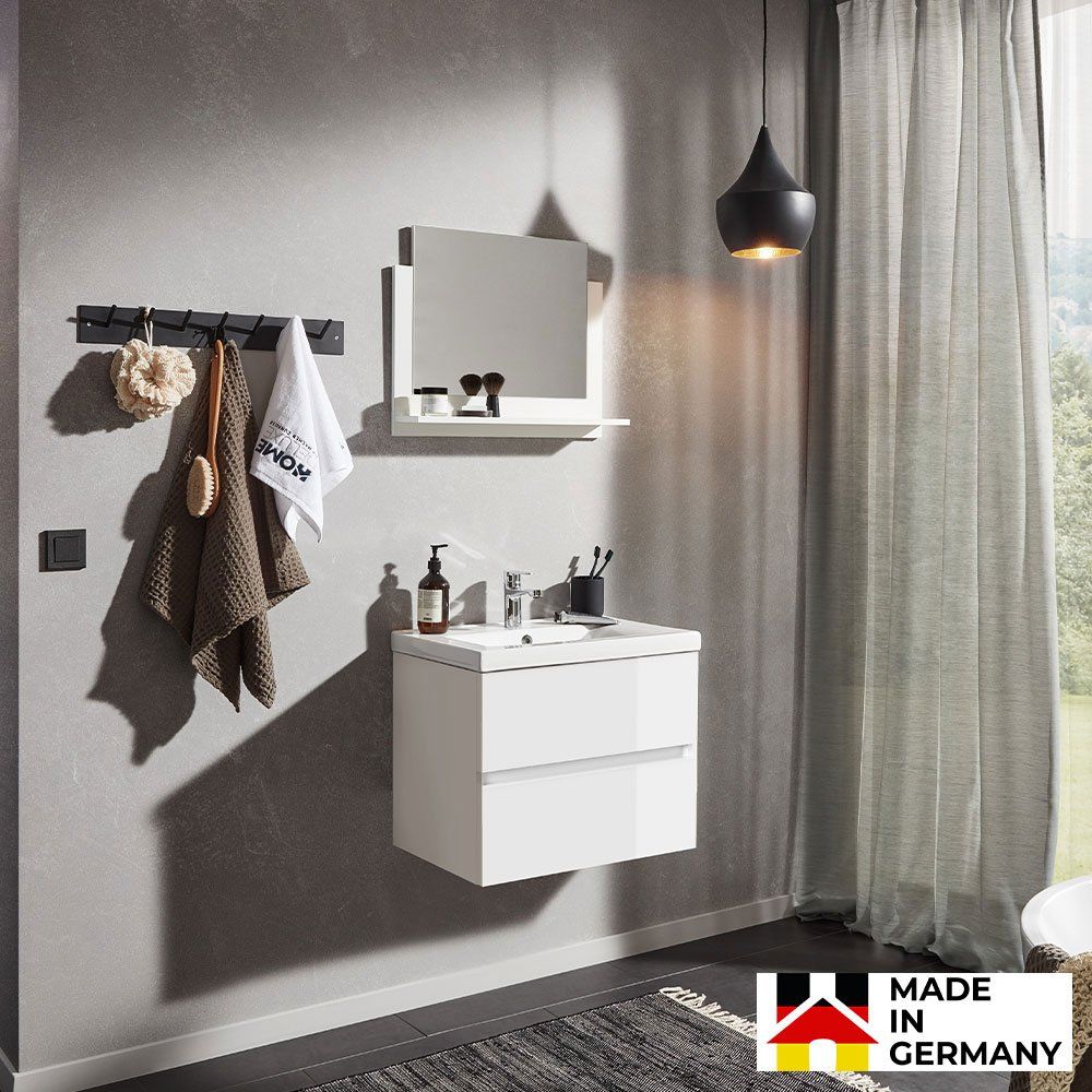 Mobili per bagno: Badmöbel WANGEN Deluxe - M Weiss – Nuovo e nell'imballaggio originale da Wallenwil venduto da toesstal-vertrieb