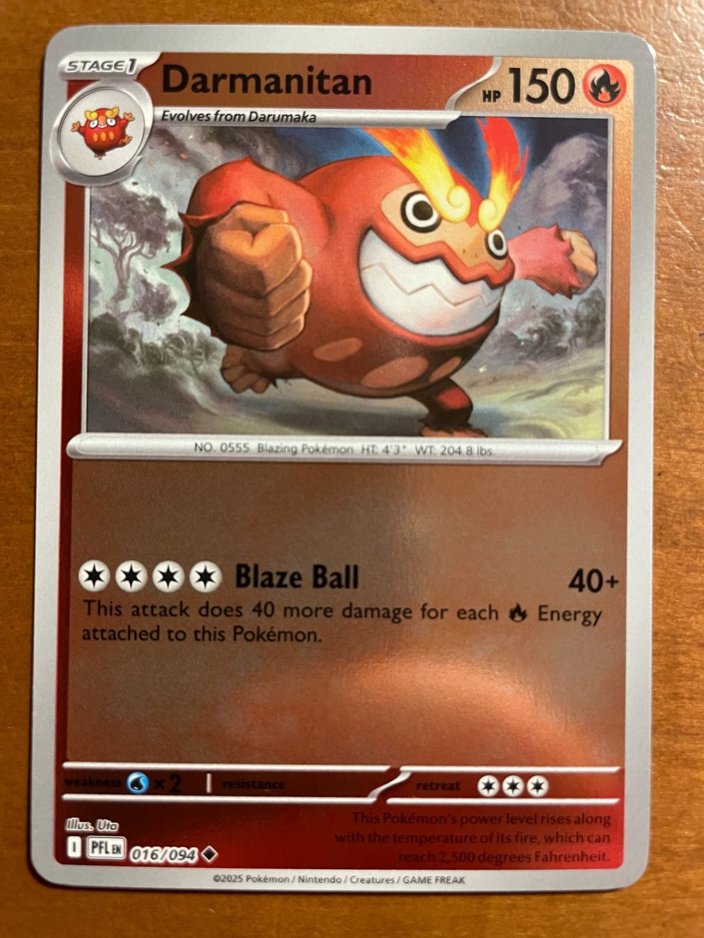 Pokémon Carte collezionabili: Pokemon Darmanitan Reverse (Versand gratis) – Nuovo (secondo la descrizione) da Chur venduto da Angerson