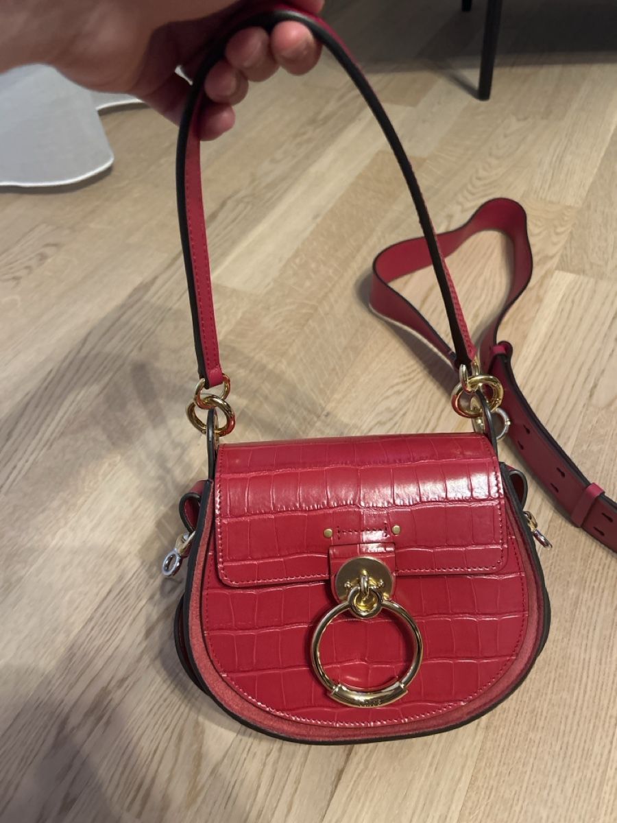Chloé Borse da donna: Chloé Handtasche, pinke Krokooptik – Usato da Pfäffikon ZH venduto da ers_w9mn 1
