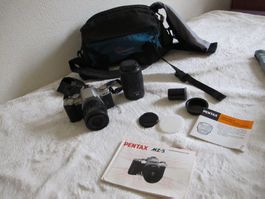 Pentax MZ-5 Kamera Mit Zubehör Mit Bedienugsaleitung
