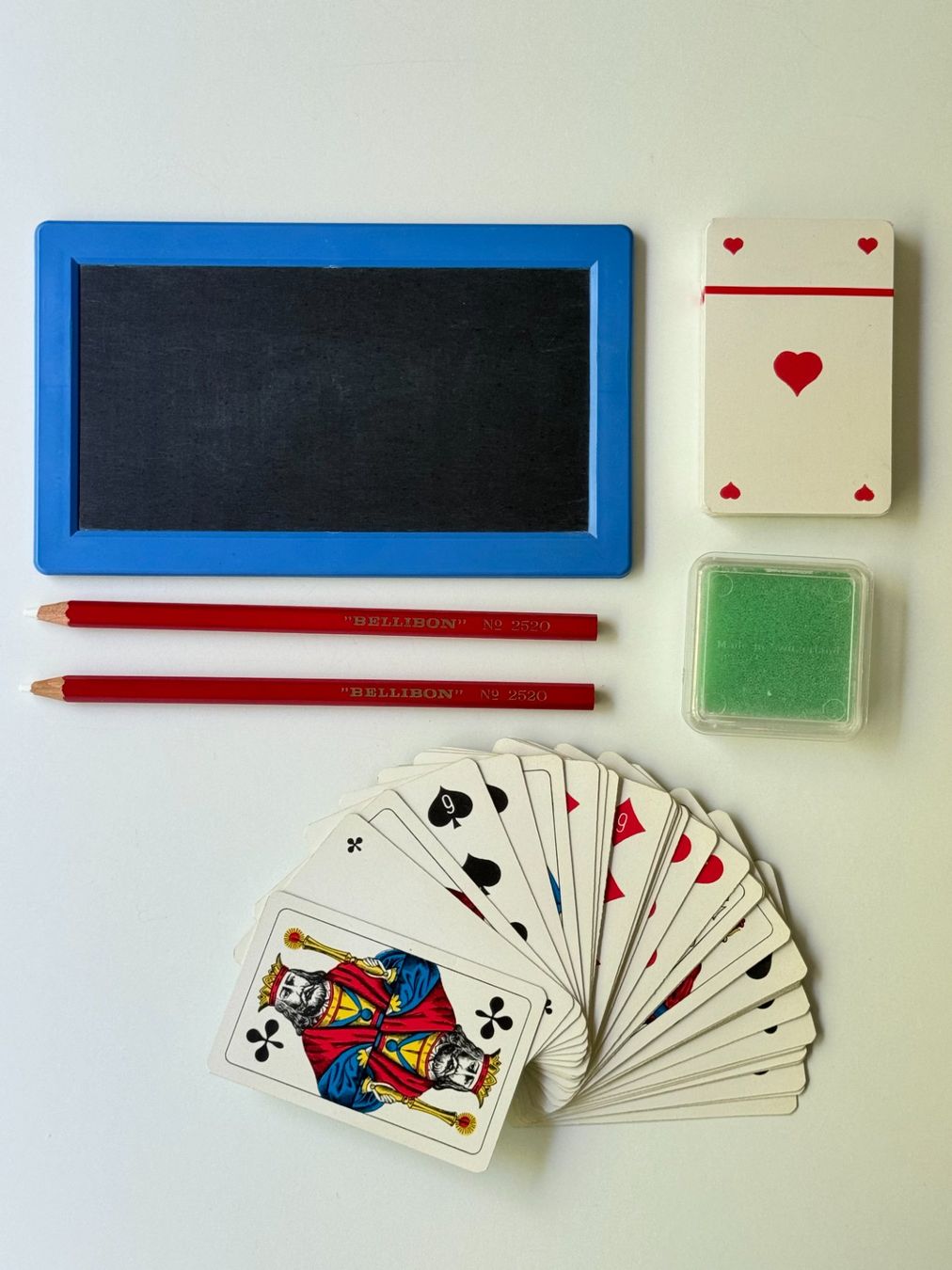 Giochi: Vintage – Set de Jass cuir vert – Usato da Genève venduto da Reveur 6