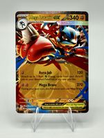 Pokémon Mega Lucario EX 077/132 Gold Custom Card 
