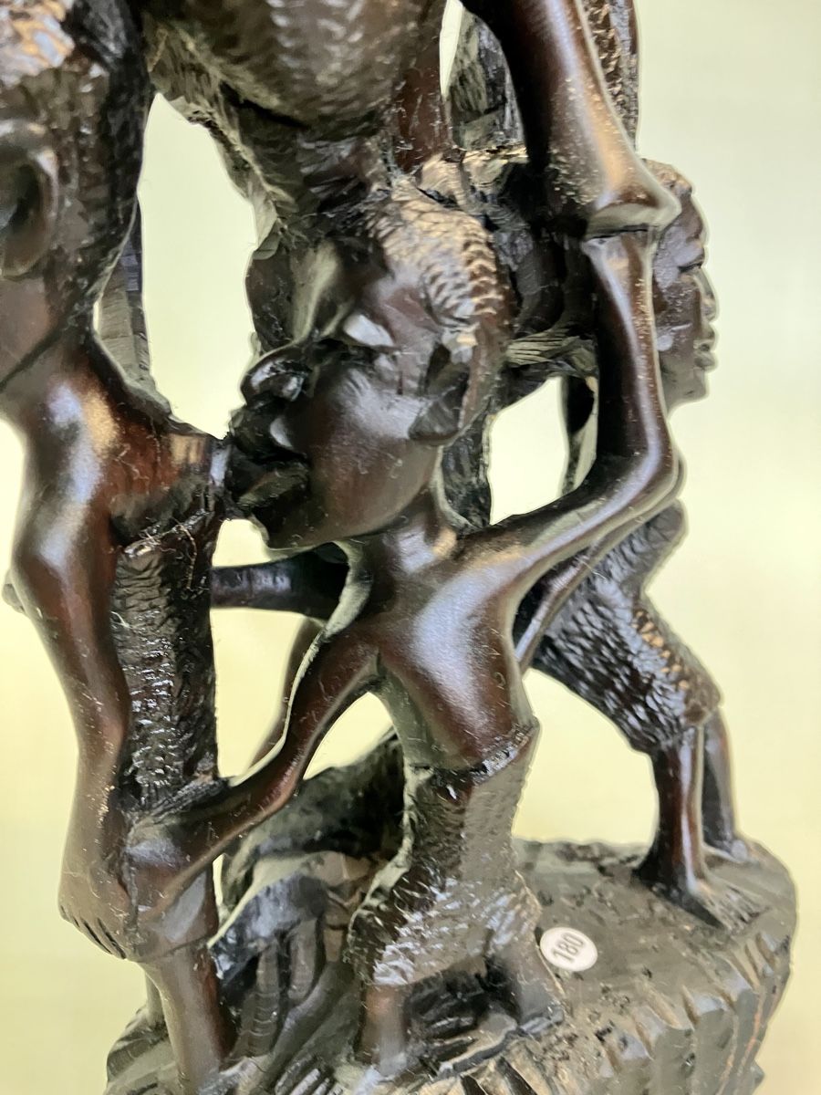 Sculture & Statue: Uiamaa Lebensbaum Figur aus Ebenholz – Usato da Horw venduto da luzernicus 7