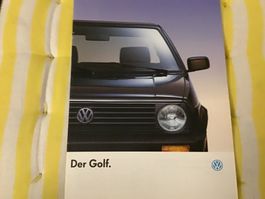VW Golf Verkaufsprospekt August 1990