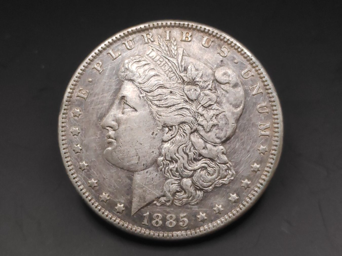 Alle Münzen: 1885 Morgan Silber Dollar – Gebraucht aus Sirnach von Trekk64