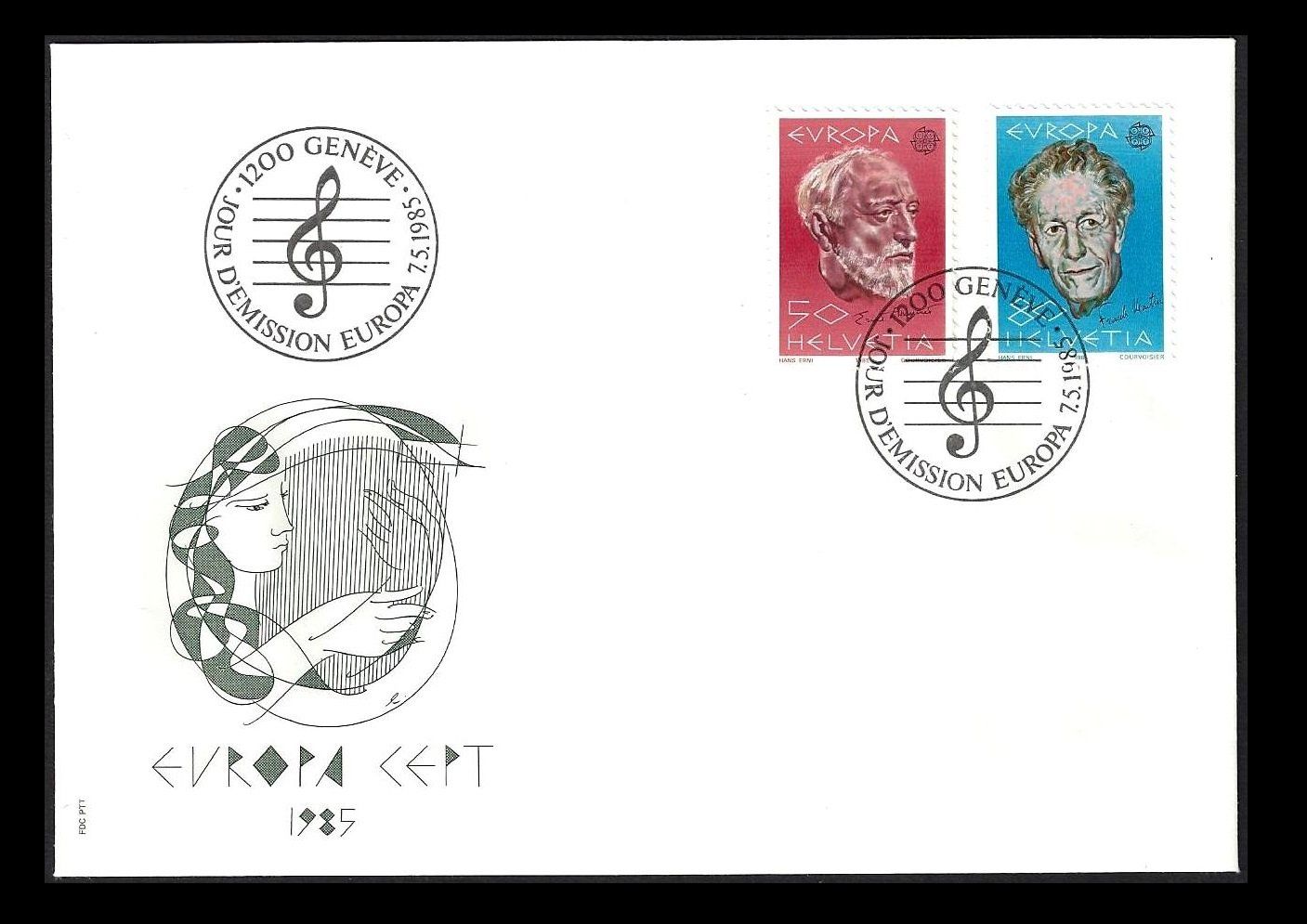 Tutti i francobolli: 1985 3 FDCs: Frei-, Werbe- und Europamarken – Usato da Baar venduto da miam8 3