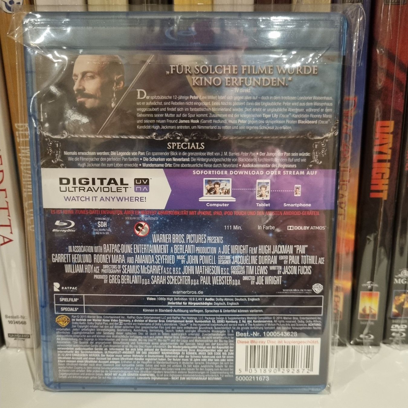 Alle DVDs: Pan [Blu-ray] – Neu (gemäss Beschreibung) aus Bremgarten AG von Mediensammler24 1